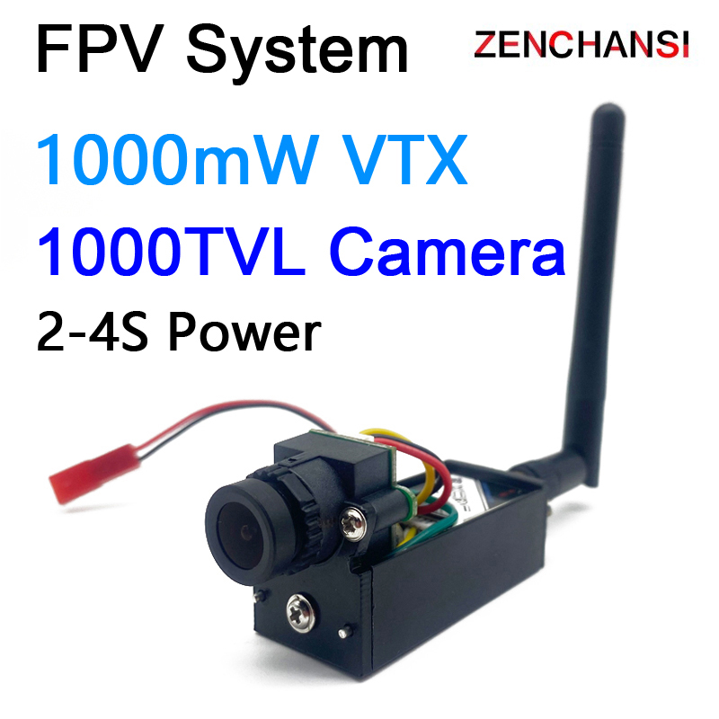 Rc Plane Hobby Zone - 5.8G 48CH 100/200/400/1000mW verstelbare VTX-zender en