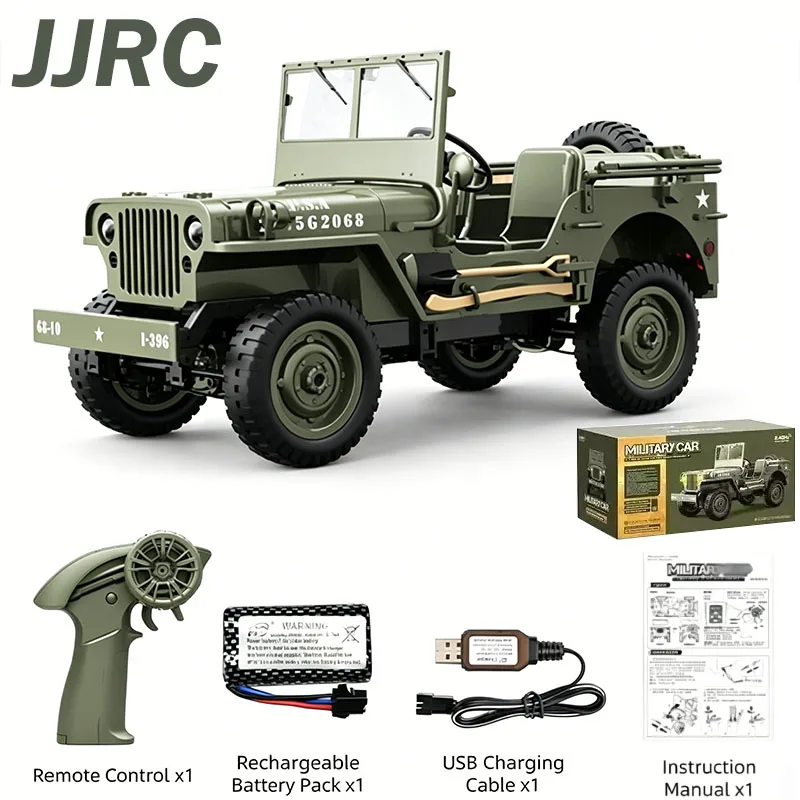Rc Hobby Grade Truck - JJRC 1:10 C8815 RC auto WILLYS