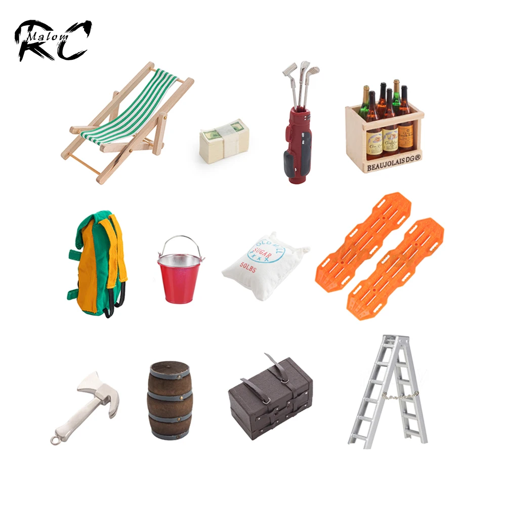 Rc Hobby Shops - 1:10 Schaal Decoratie Accessoires Zandladder Brandstoftank