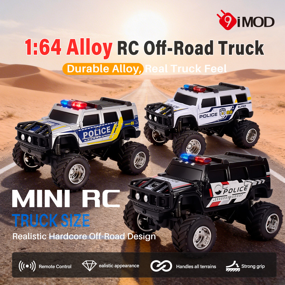 Rc Hobby Grade Truck - 9imod RC Politieauto 2.4G APP Besturing