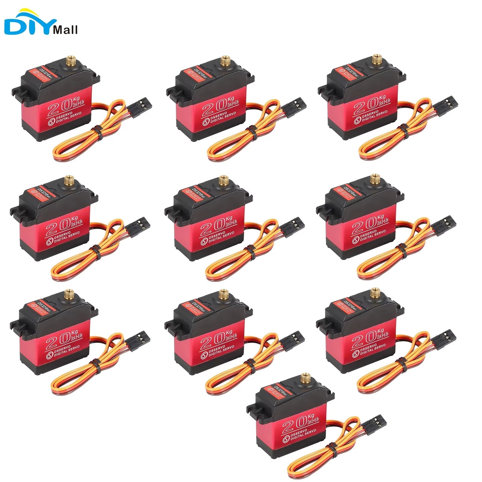 Rc Hobby Shops - 10PCS DS3218 20KG Digitale Servo Hoog