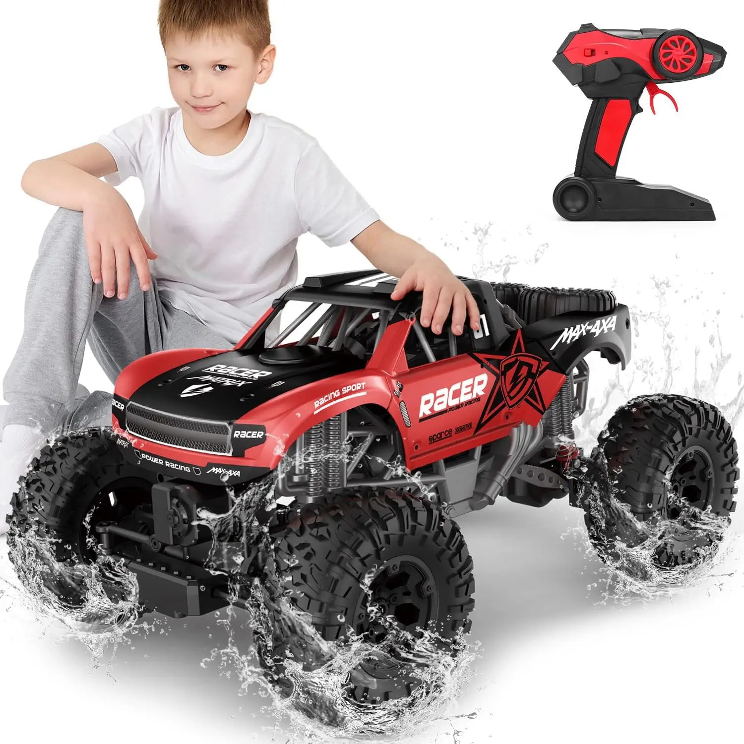 Rc Hobby Grade Truck - RC Trucks 4x4 Offroad Waterdicht -