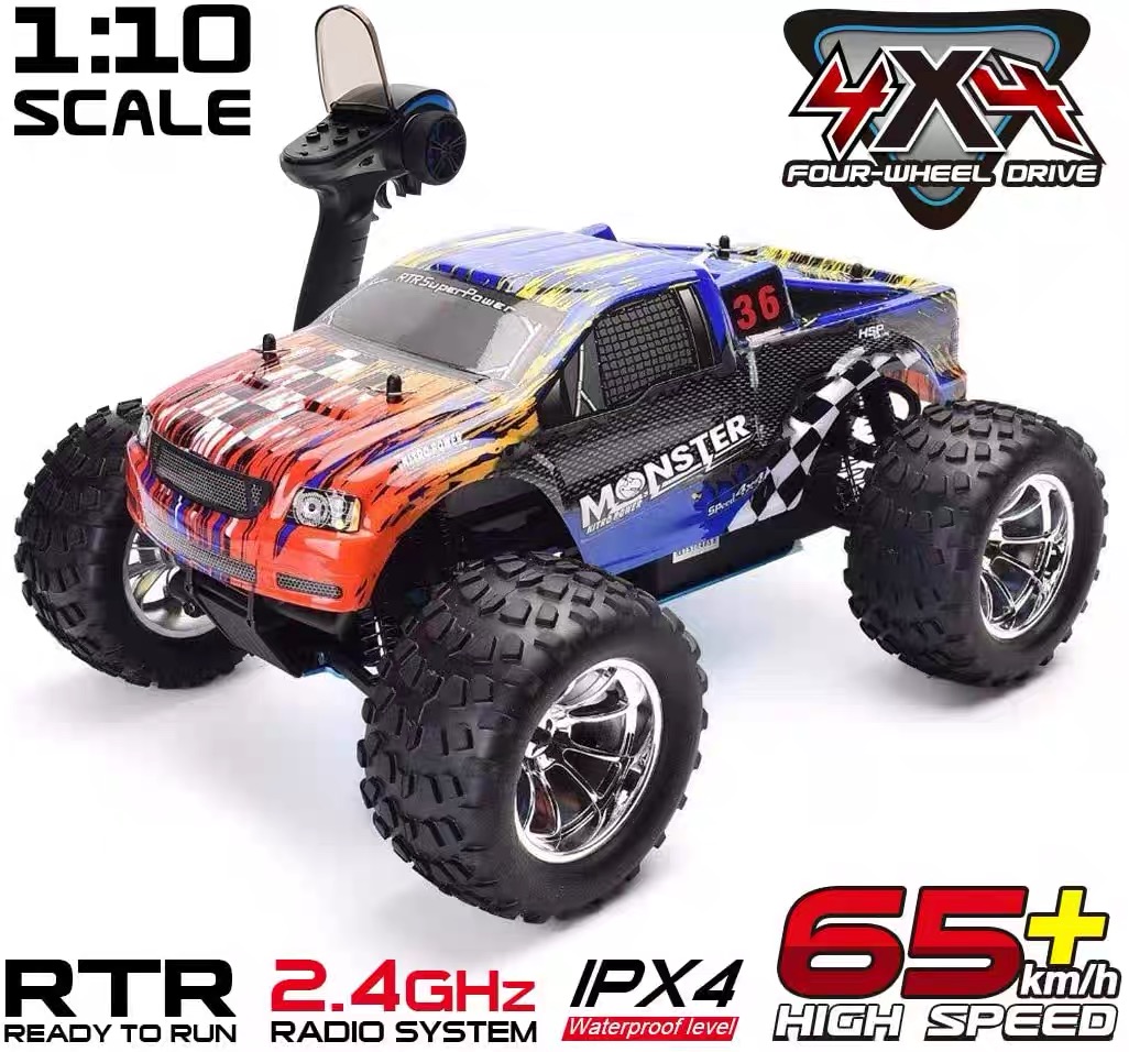 Rc Hobby Grade Truck - HSP RC Truck 1:10 Schaal Nitro