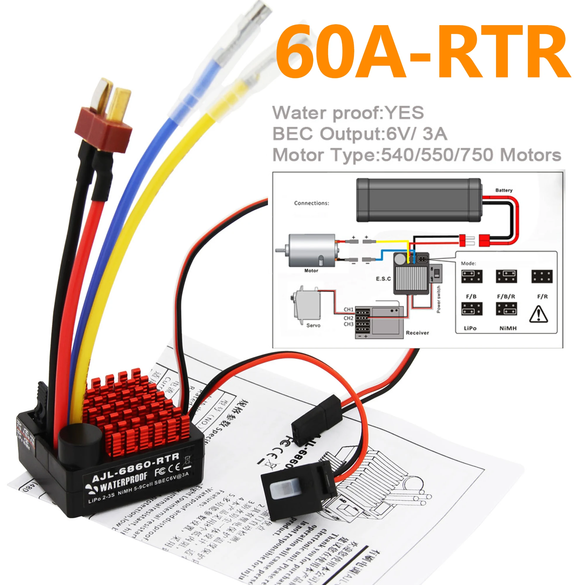 540/550/750 Motoren Waterdicht - Rc Hobby Land recensie en prijs