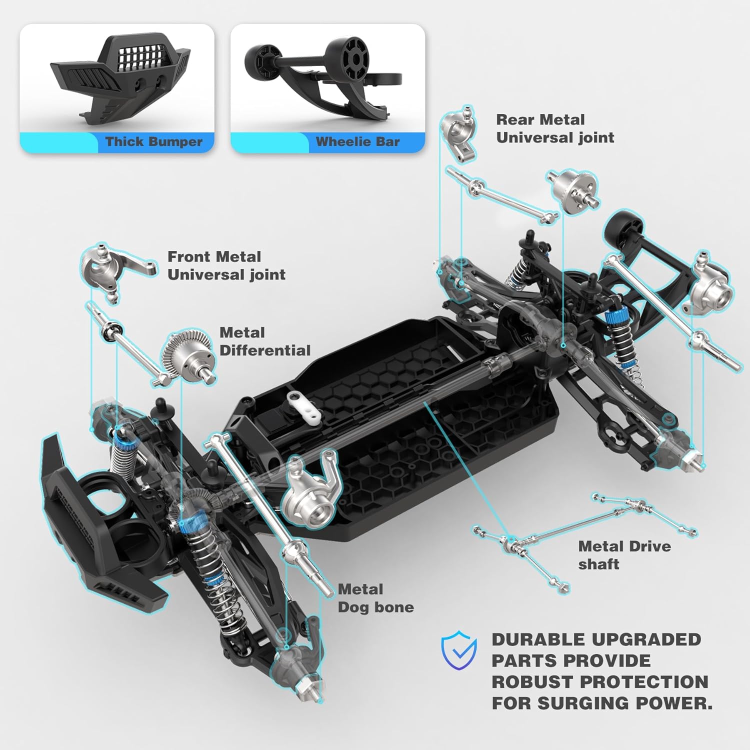 Borstelloze 1:10 RC monstertru - Rc Hobby Grade Monster Truck recensie en prijs