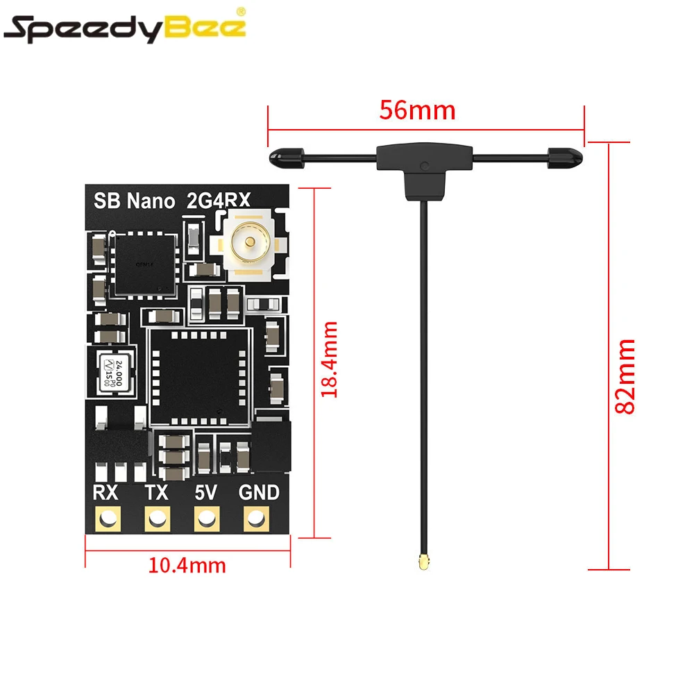 SpeedyBee Nano ELRS 2.4GHz RX  - Rc Plane Hobby Zone recensie en prijs