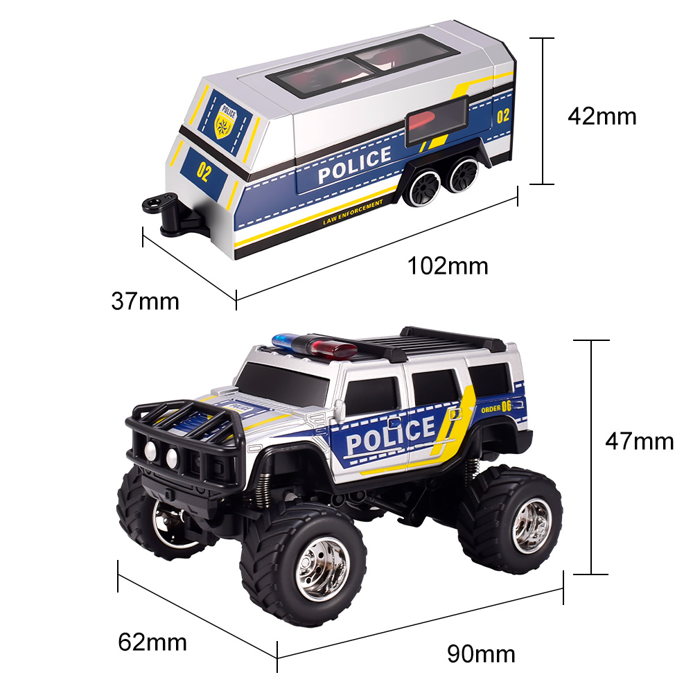 9imod RC Politieauto 2.4G APP  - Rc Hobby Grade Truck recensie en prijs