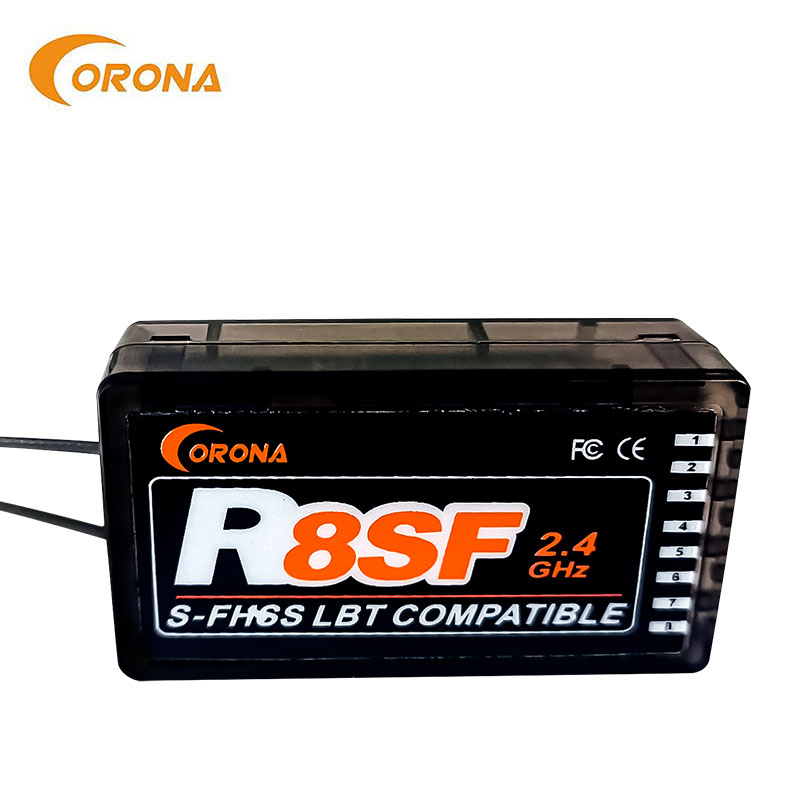 Corona R8SF 8CH 2.4GHz S-FHSS  - Receiver Sbus 8Ch recensie en prijs