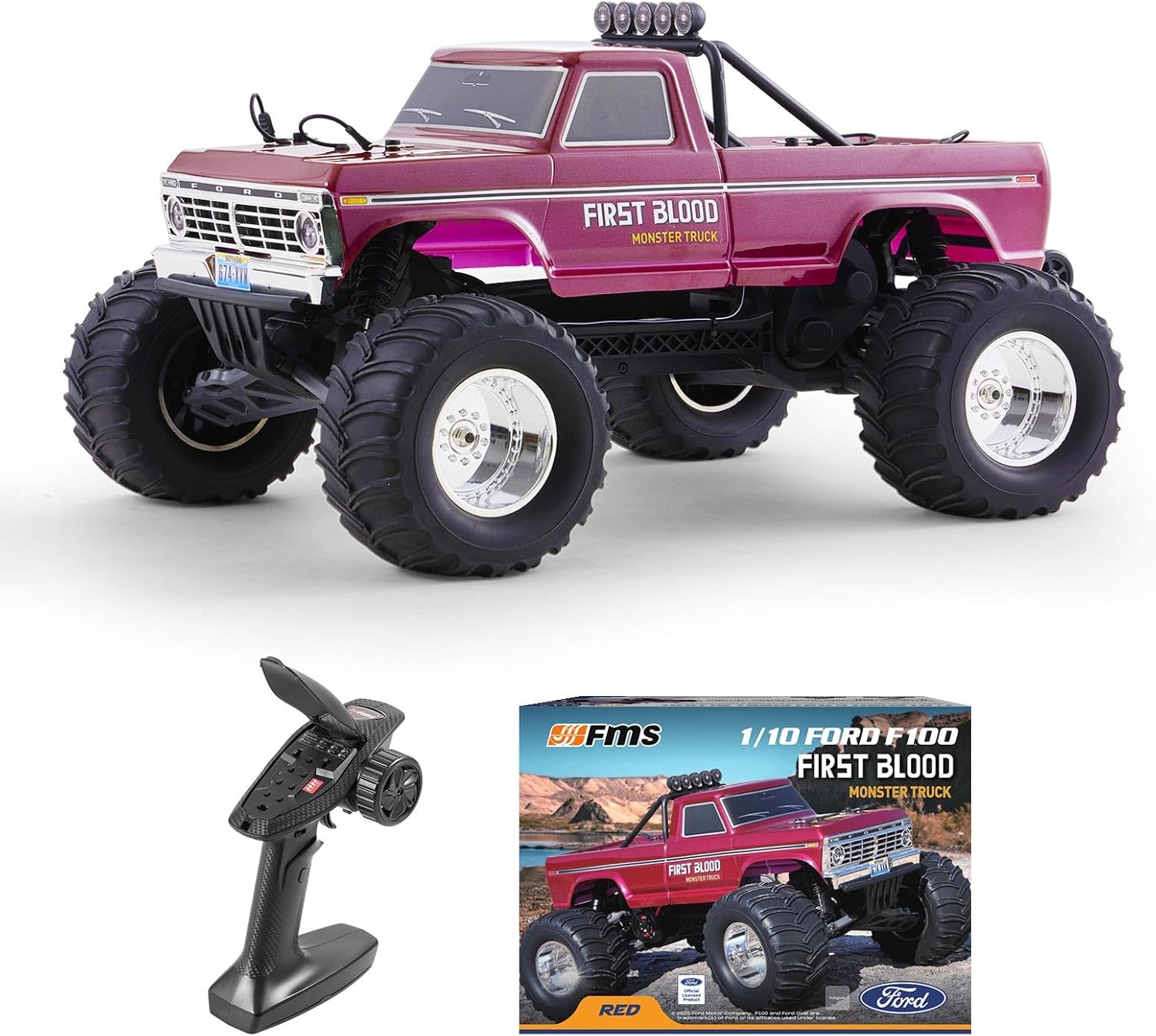1/10 Schaal Ford F-100 RC Mons - Rc Hobby Grade Monster Truck recensie en prijs