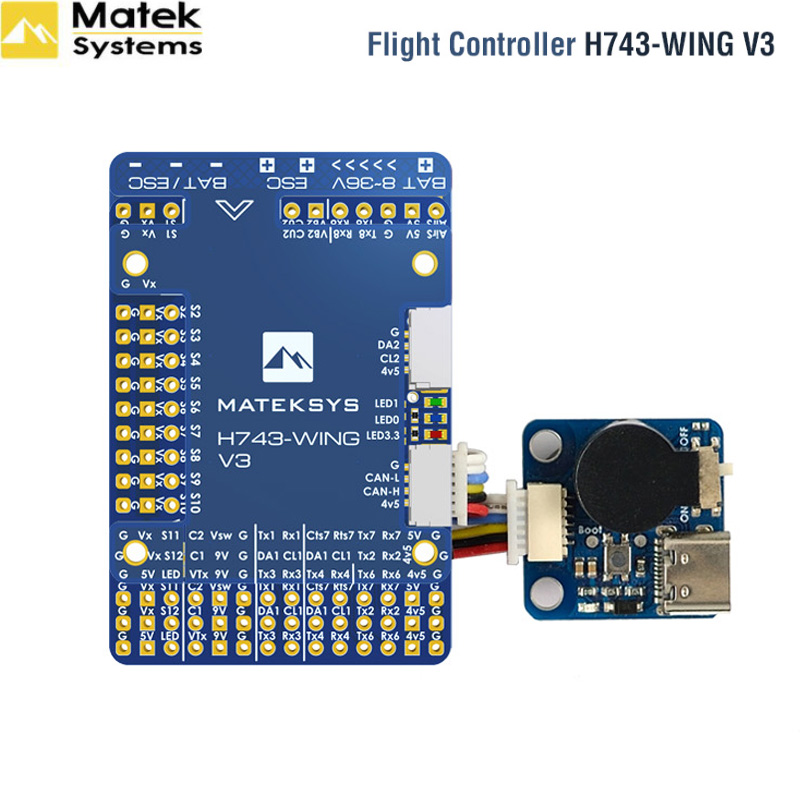MATEK H743 WING V3 Flight Cont - Rc Plane Hobby Zone recensie en prijs